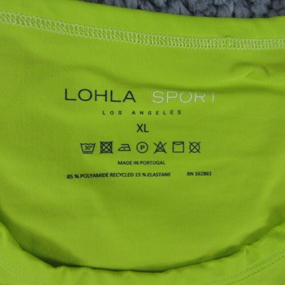 Lohla Sport Shirt Womens Extra Large Green Pullover Short Sleeve Top - Picture 6 of 9
